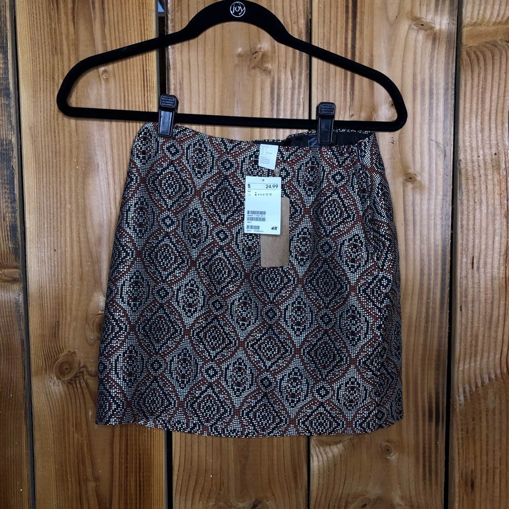 H&M Tribal Mini Skirt
